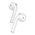  УЦ Наушники bluetooth HOCO ES31 Original series apple white (ПУ) 
