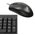  Клавиатура + мышь Oklick 640M клав:черный мышь:черный USB 