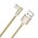  УЦ Дата-кабель BOROFONE BX26 Express Type-C 1м (золотой) (ПУ) 
