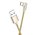  УЦ Дата-кабель BOROFONE BX26 Express Type-C 1м (золотой) (ПУ) 