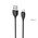  УЦ Дата-кабель BOROFONE BX19 Benefit lightning 1м (чёрный) (ПУ) 