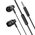  Наушники Borofone BM74 Singer universal earphones with microphone, black 