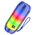 УЦ Портативная колонка Borofone BR25 Crazy sound colorful luminous BT speaker, peacock blue (плохая упаковка) 