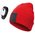  Шапка с фонарем КОСМОС KOCHAT2 Red 