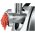  Мясорубка Bosch MFW68640 серебристый/черный 