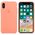  УЦ Чехол Silicone Case для iPhone X/XS (Абрикос) (2) (ПУ) 