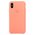  УЦ Чехол Silicone Case для iPhone X/XS (Абрикос) (2) (ПУ) 