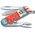  Нож перочинный Victorinox Classic LE2019 Let it Pop (0.6223.L1910) 58мм 7функций голубой/рисунок подар.коробка 