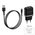  УЦ СЗУ Borofone BA25A 5V/3A 2USB Outstanding dual port + Type-C cable, black (ПУ) 