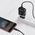  УЦ СЗУ Borofone BA36A High speed single port QC3.0, + Micro cable, black (ПУ) 