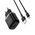  УЦ СЗУ Borofone BA36A High speed single port QC3.0, + Micro cable, black (ПУ) 