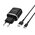 УЦ СЗУ Borofone BA36A High speed single port QC3.0, + Type-C cable, black (ПУ) 