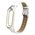  УЦ Ремешок кожанный для Mi Band 3 Leather Strap White (ПУ) 
