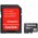  Карта памяти SanDisk microSDHC 16GB Class 4 (SD адаптер) (SDSDQM-016G-B35A) 