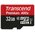  Карта памяти Transcend TS32GUSDU1 micro SDHC Premium 32GB UHS-I Class 10 U1 с адаптером 