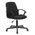  Кресло Бюрократ CH-808-LOW/#B низкая спинка сиденье черный 3С11 на пиастре 