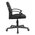  Кресло Бюрократ CH-808-LOW/#B низкая спинка сиденье черный 3С11 на пиастре 