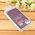  УЦ Чехол-книга Clear View /крышка-зеркало,силикон/ для Samsung A40 (2019) фиолетовый (ПУ) 