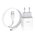  СЗУ HOCO 73A Glorious 2USB +Type-C, 2.4A, белый 