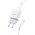  СЗУ HOCO 73A Glorious 2USB +Type-C, 2.4A, белый 