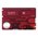  Швейцарская карта Victorinox SwissCard Lite (0.7300.TB1) красный полупрозрачный 