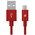  Дата-кабель TEC microUSB 1.0m alum красный 
