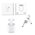  УЦ Наушники bluetooth Borofone BE30 Plus Original series apple, white (плохая упаковка) 