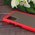  Чехол силиконовый с полупрозрачной матовой задней крышкой для Samsung A71 2020 красный 