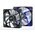  Вентилятор DEEPCOOL Wind Blade 120 Blue (120мм, 26dB, 1300 rpm, 3/4pin, синяя подсветка) RTL 