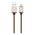  Дата-кабель XtremeMac Premium Lightning to USB Оплетка из нейлона 2м золотой 