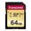  Карта памяти Transcend TS64GSDC500S 64GB UHS-I U3 SD card 