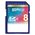  Карта памяти Silicon Power SD 8GB Elite SDHC Class 10 UHS-I (SP008GBSDHAU1V10) 