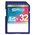  Карта памяти Silicon Power SP032GBSDH010V10 SD 32GB SDHC Class 10 