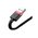  Дата-кабель BASEUS Cafule (CALKLF-B19) lightning 2.4A 1м красно-чёрный 