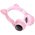  УЦ Наушники полноразмерные bluetooth HOCO W27 Cat ear, pink (плохая упаковка) 