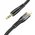  Дата-кабель HOCO UPA25 Transparent Discovery Edition Digital audio conversion cable iP (чёрный) 
