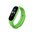  Ремешок силиконовый для фитнес трекера Xiaomi Mi Band 5/Mi Band 6, зеленый 