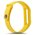  Ремешок силиконовый для фитнес трекера Xiaomi Mi Band 5/Mi Band 6, желтый 