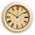  Часы настенные Бюрократ WallC-R74P D21см слоновая кость 