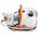  Парогенератор Kitfort КТ-9126 белый/оранжевый 
