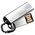  USB-флешка Silicon Power 8Gb Touch 830, USB 2.0, Нерж сталь (SP008GBUF2830V1S) 