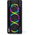  Корпус Powercase Mistral X4 Mesh LED (CMIXB-L4) Tempered Glass, 4x 120mm 5-color fan, чёрный, ATX 