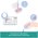  Пустышка PHILIPS ultra air Lime SCF080/14, Kiss me/Бабочка, 0-6мес, 2шт, для девочек 