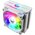  Кулер ZALMAN CNPS10X Optima II White RGB, 120mm RGB FAN, 4 Heat Pipes, 4-Pin PWM, 1500 RPM, 27DBA, Hydraulic Bearing, Full Socket Support 