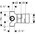  Позиционный переключатель HANSGROHE Quattro 15930180 3/4" на 3 положения 
