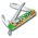  Нож перочинный Victorinox My First Victorinox Rabbit Edition (0.2373.E2) 84мм 9функций зеленый/рисунок 
