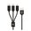  Дата-кабель EXPLOYD EX-K-646 3в1 USB - microUSB/8 Pin/Type-C 1.2м 2.1A Classic круглый чёрный 