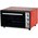  Электрическая духовка WONEL WN3615 300 convection красно-чёрная 