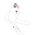  Наушники HOCO M107 Discoverer universal earphones with mic (белый) 