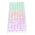  Клавиатура Oklick 420MRL белый USB slim Multimedia LED 